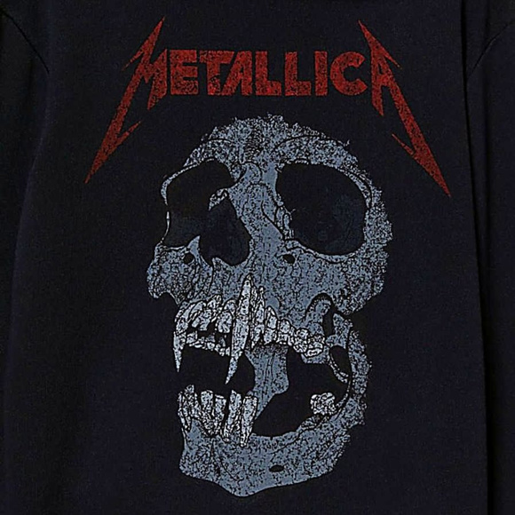 Metallica Skull Hoodie Boys 14+NWT - Picture 3 of 4